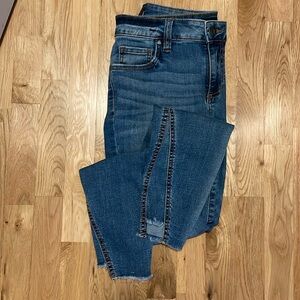 KUT: Skinny low rise light wash jeans